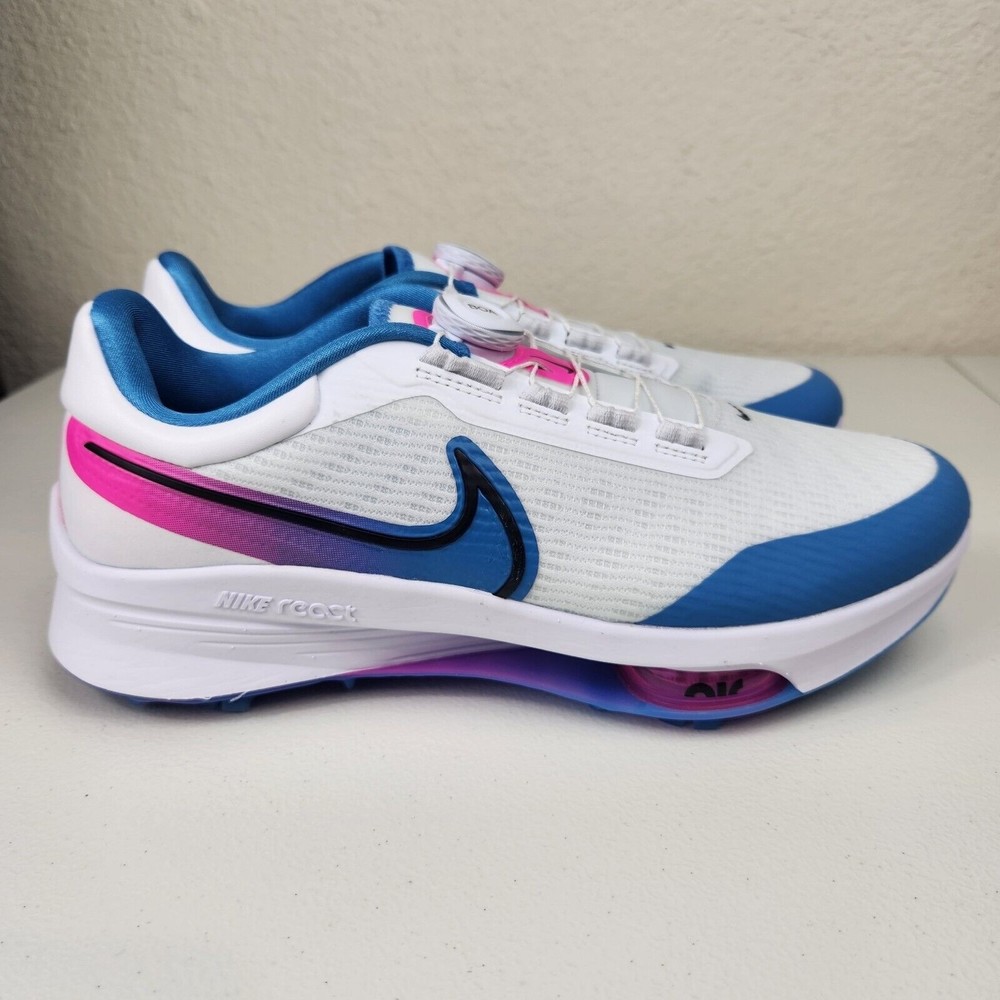 Nike Air Zoom Infinity Tour Next% BOA Blue/Pink Golf Shoes Men's 10W DJ5590-100